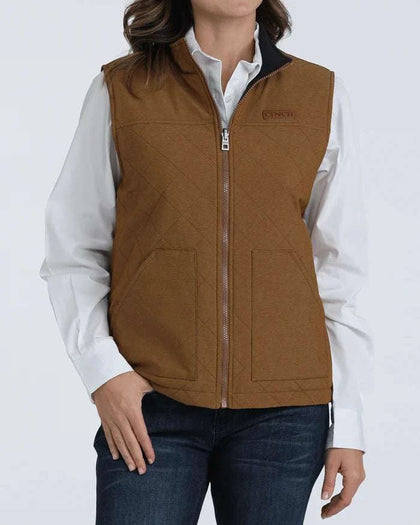 CHALECO CINCH PARA MUJER - MAV9923001 CAFÉ