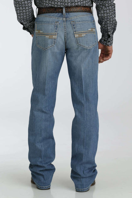 Cinch Jean Jesse Label Tiro medio, delgado y recto