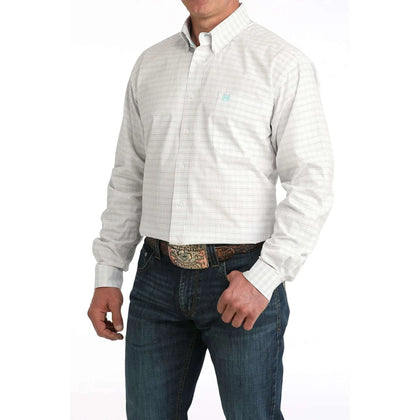 CAMISA DE MANGA LARGA BLANCA CON RAYAS CINCH-MTW1106056