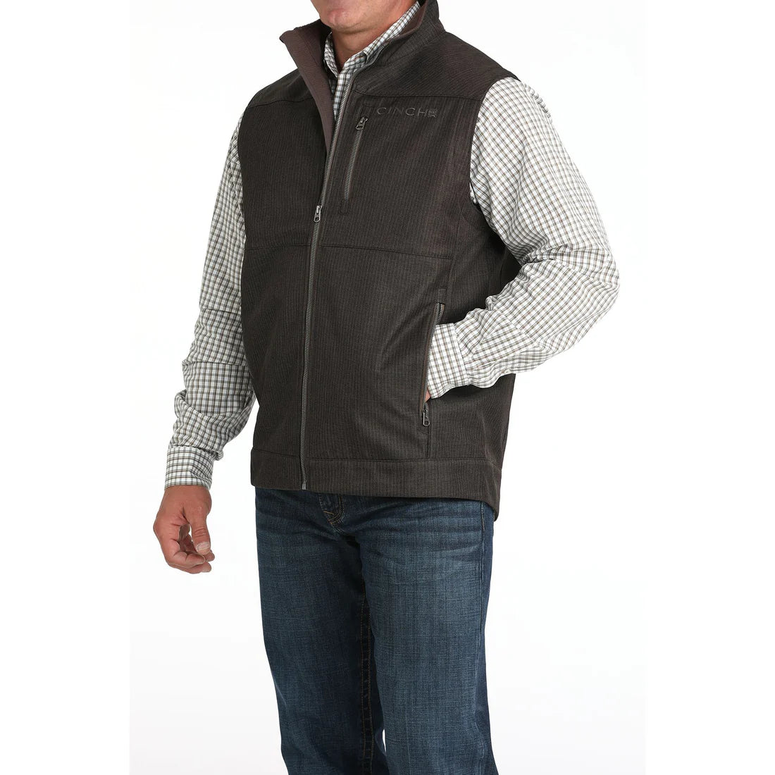 CINCH MENS JACKET P -BROWN-MWV1515025