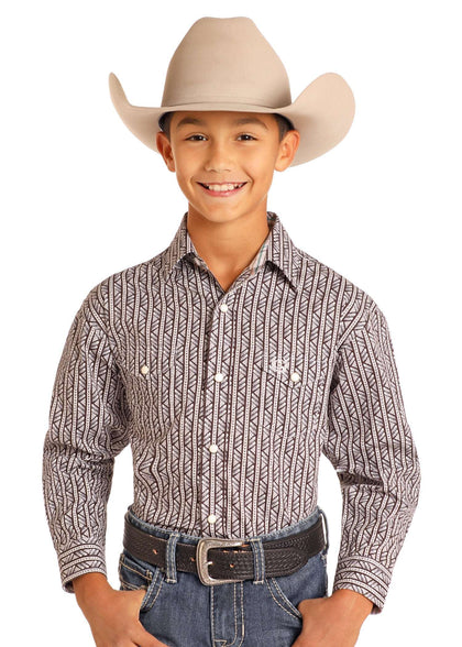 PANHANDLE KIDS GEO PRINT DARK PBN2S04845
