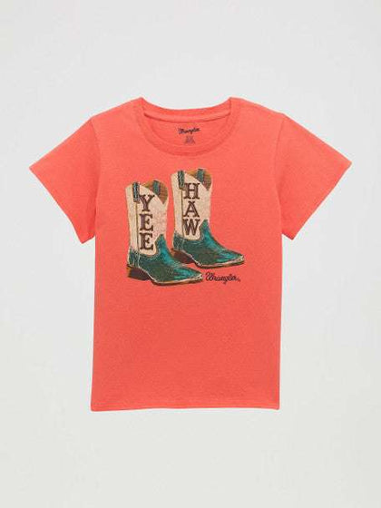 CAMISETA WRANGLER PARA NIÑA MELOCOTÓN 112375325