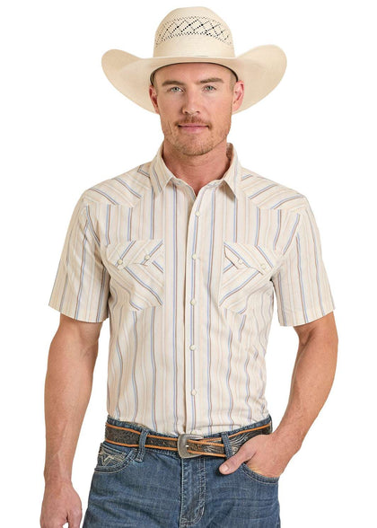 CAMISA PANHANDLE HOMBRE NATURAL MANGA CORTA PMN3S08143