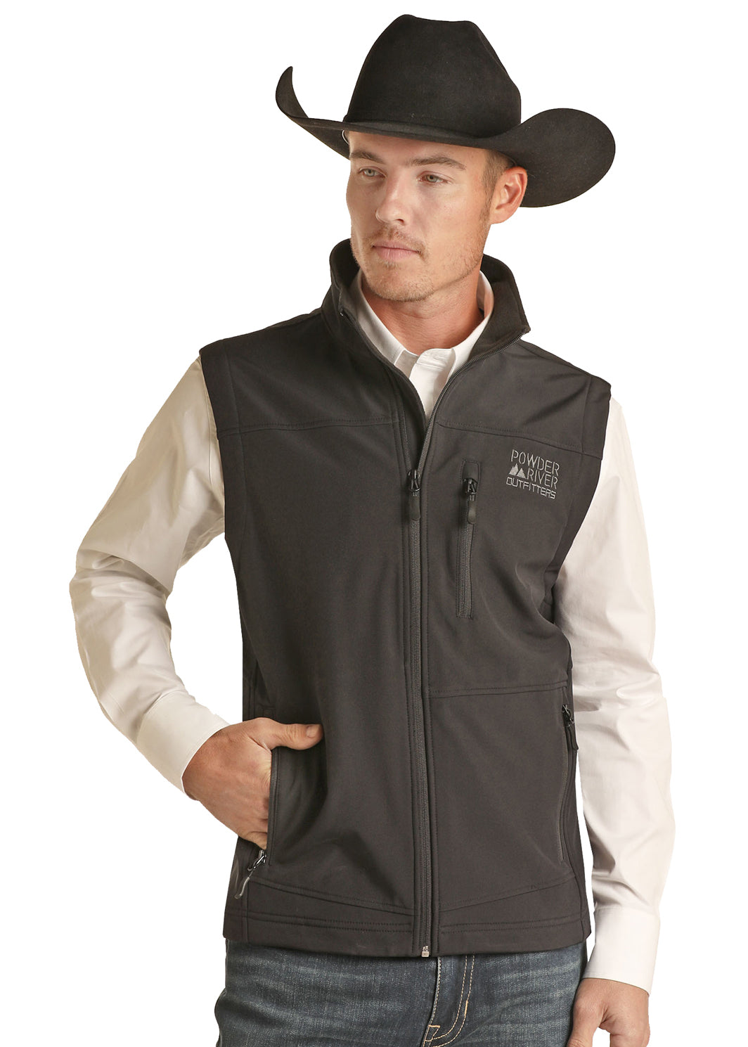 PANHANDLE VEST BLACK-PRMO98RZYC