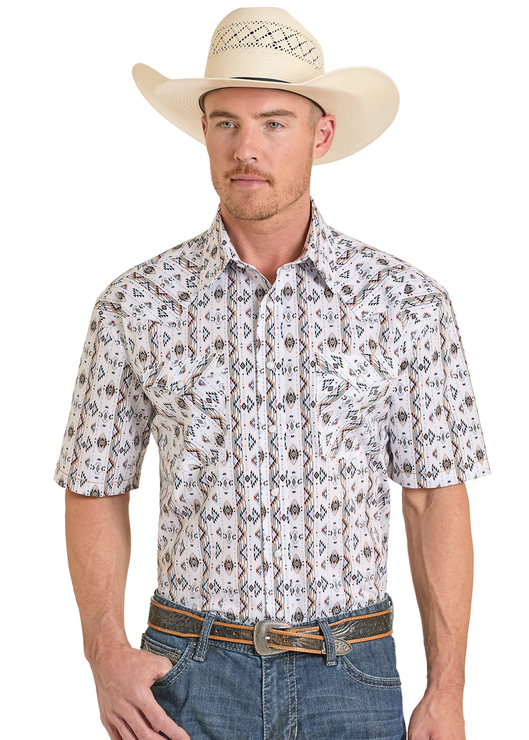 PANHANDLE SHIRT MENS TAN SHORT RMN3S08248