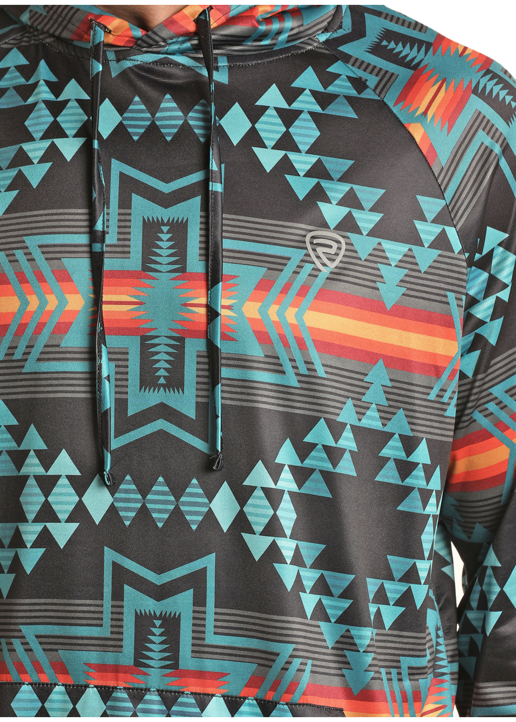 ROCK AND ROLL MEN MULTI PRINT AZTEC PRINT HODDIE RRMT94R06L