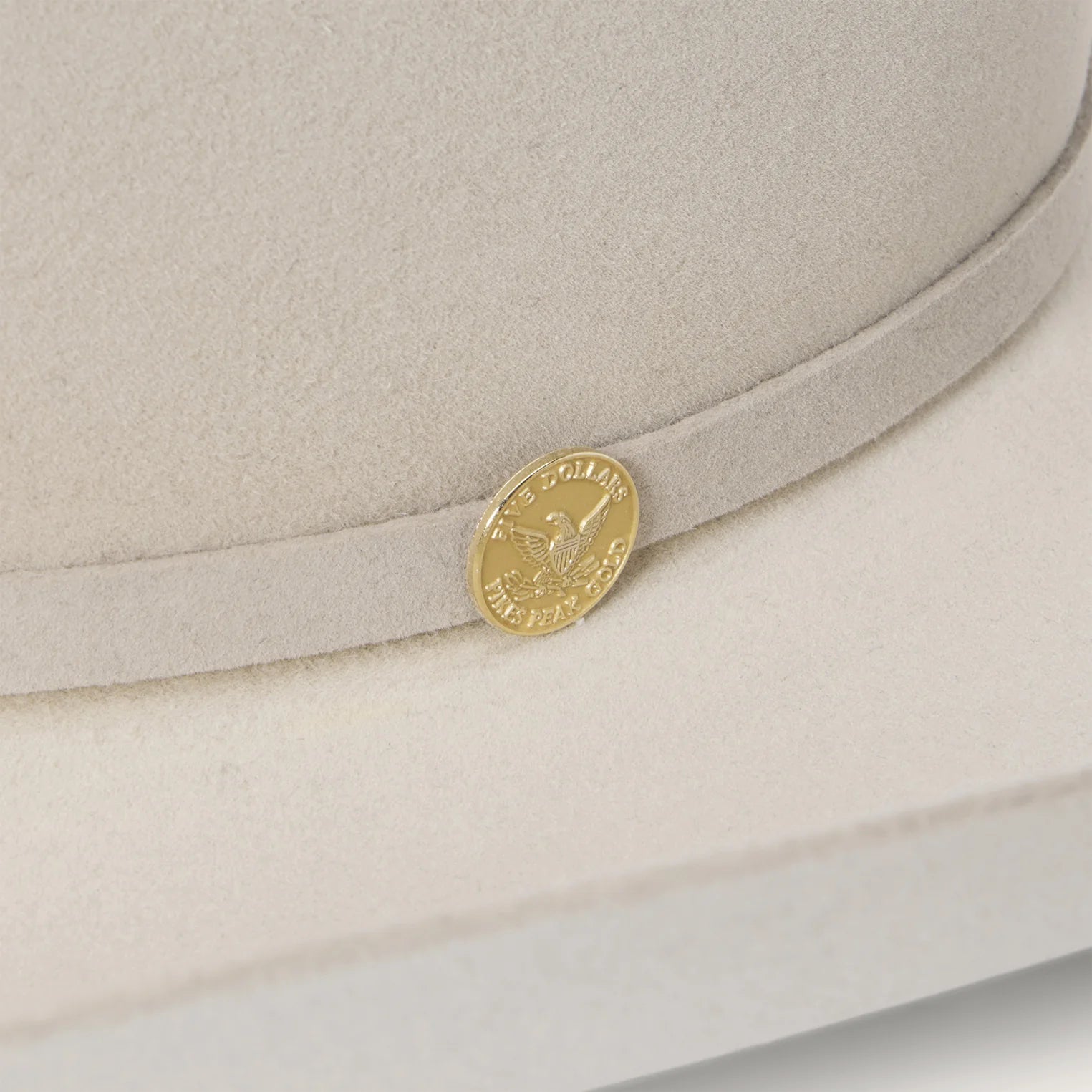 STETSON  100X THE GOLDEN EAGLE SILVERBELLY COPA CHICA PREMIUM FELT HAT