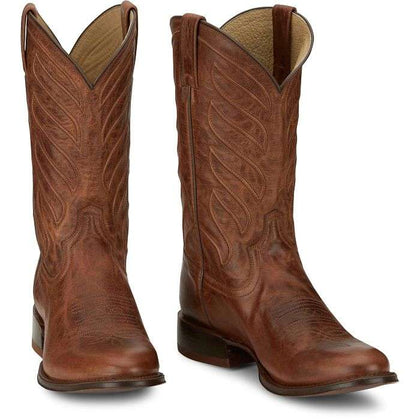 TONY LAMA LENADO TAN GOAT ROUND TOE EE #DR3038
