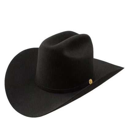STETSON 100X THE GOLDEN EAGLE SOMBRERO DE FIELTRO COPA ALTA NEGRO 160 ANIVERSARIO