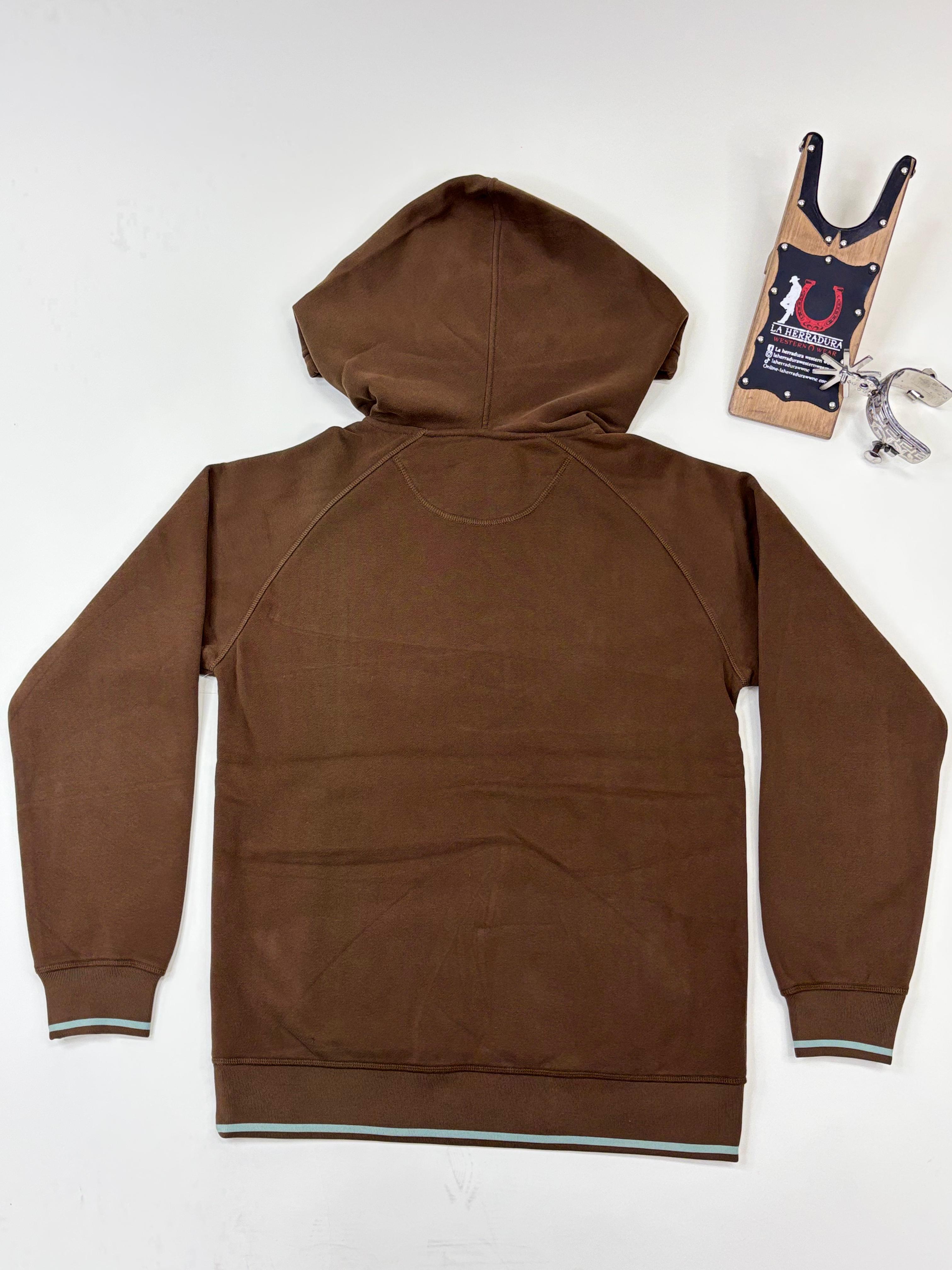 KIMES RANCH TWO SCOOPS BROWN HOODIE MEN