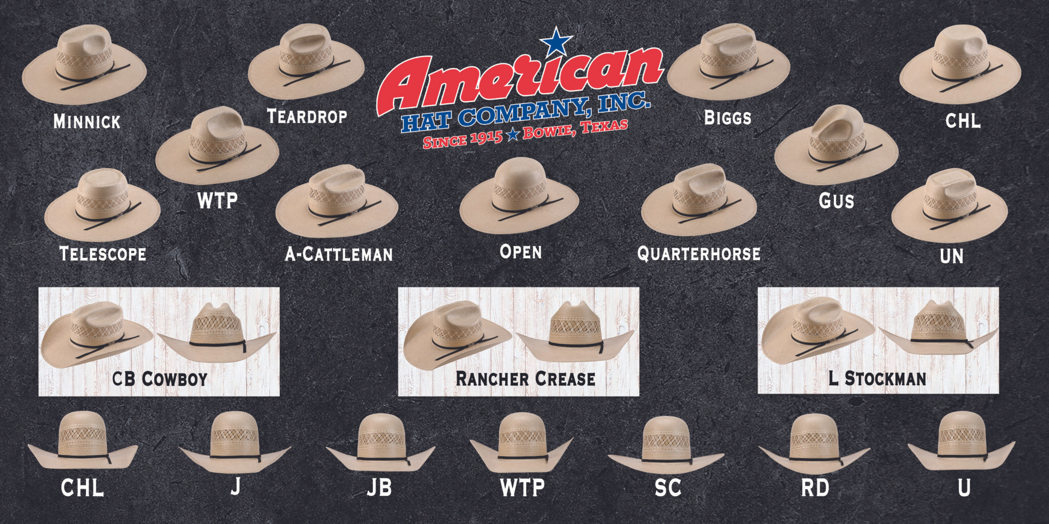 7X AMERICAN HAT OPEN CROWN TUSCAN