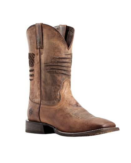 MENS ARIAT CIRCUIT PATRIOT WEATHERED TAN-10029699