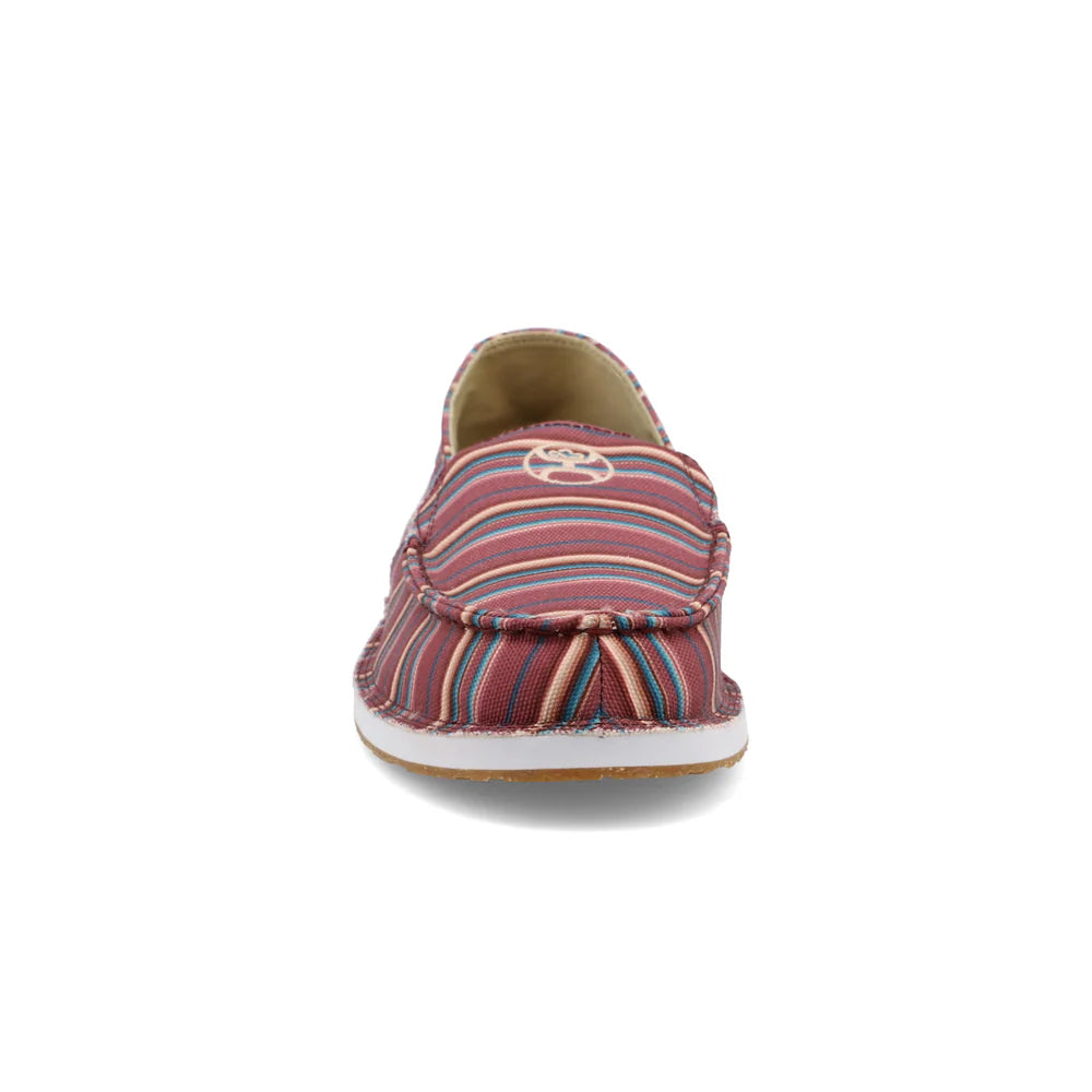 TWISTED X WOMENS HOOEY SLIP ON MAUVE SERAPE CASUAL SHOE -WHYCL03