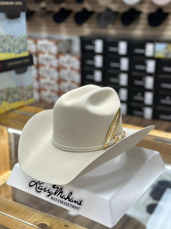 LARRY MAHAN´S 30X COWBOY HAT SILVER BELLY