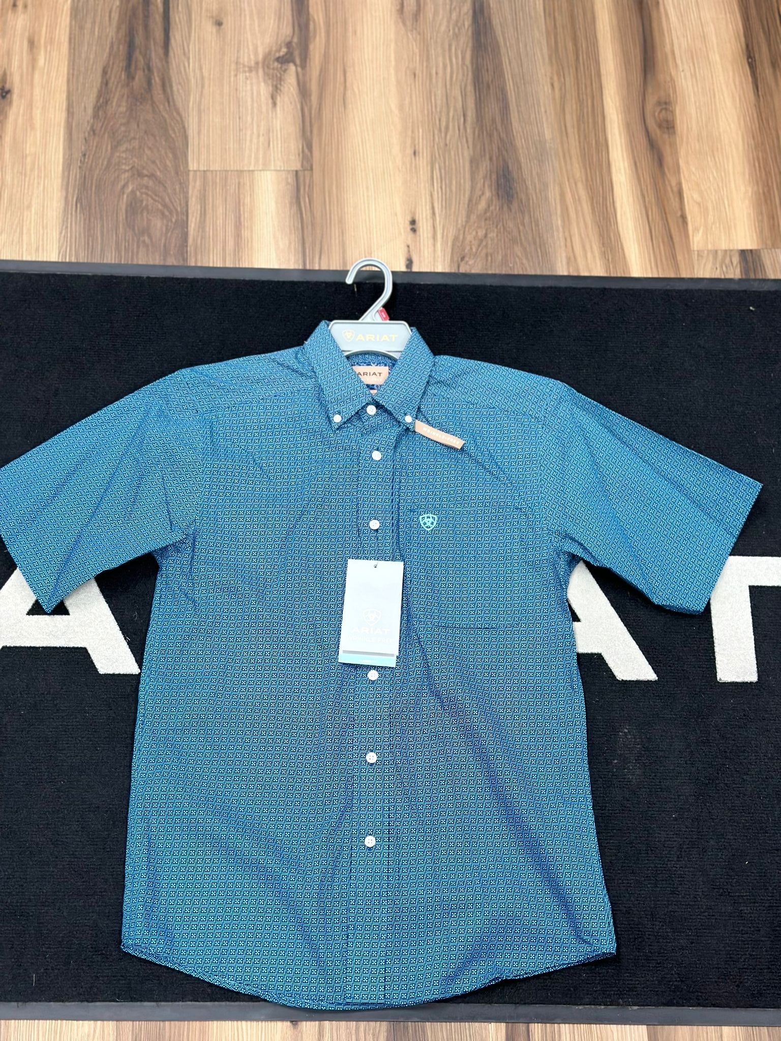 Ariat shirt classic short sleeve reef blue