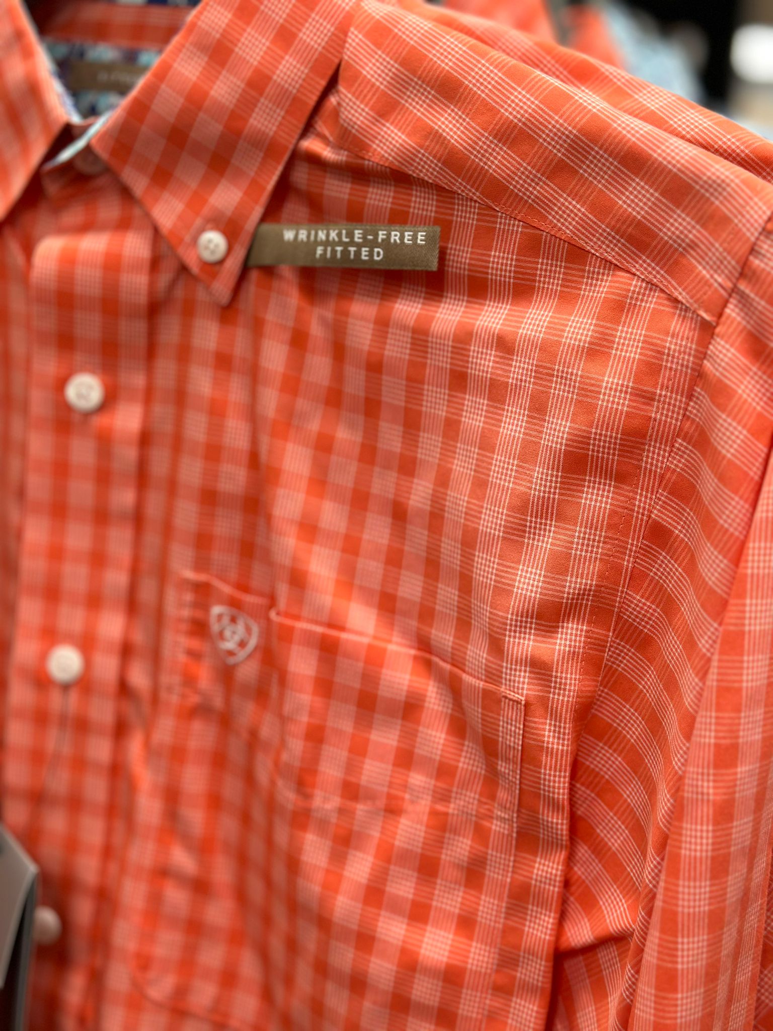 Ariat shirt fitted flame coral