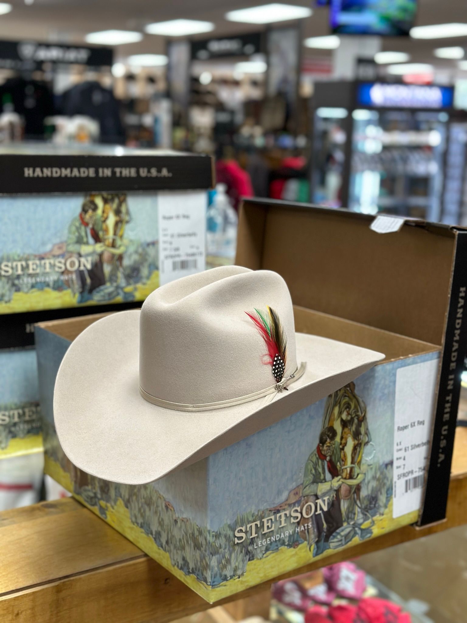 STETSON ROPER 6X SILVERBELLY