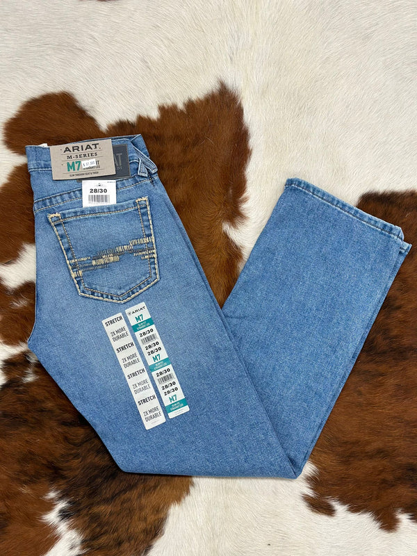 Ariat Jeans para Hombre Hartwell M7 Slim Fit Pierna Recta
