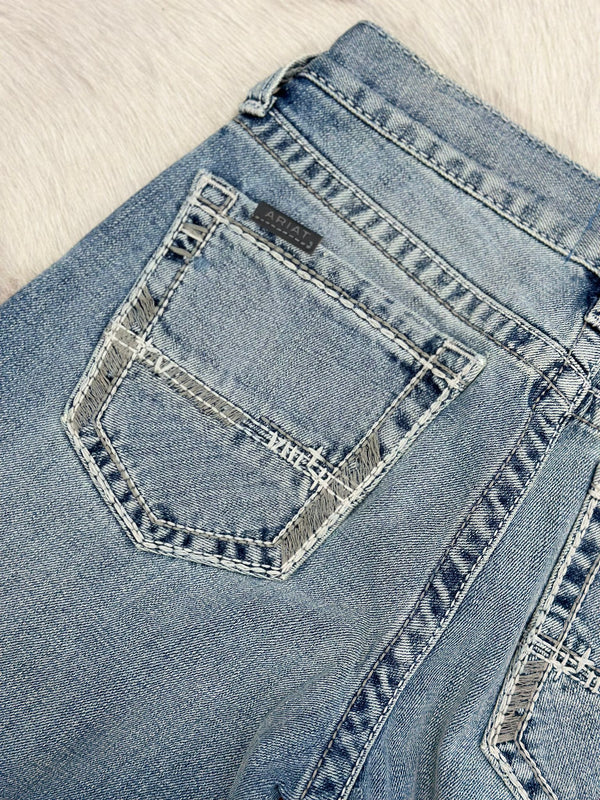 Ariat Jeans para Hombre Shasta M7 Slim Fit Pierna Recta