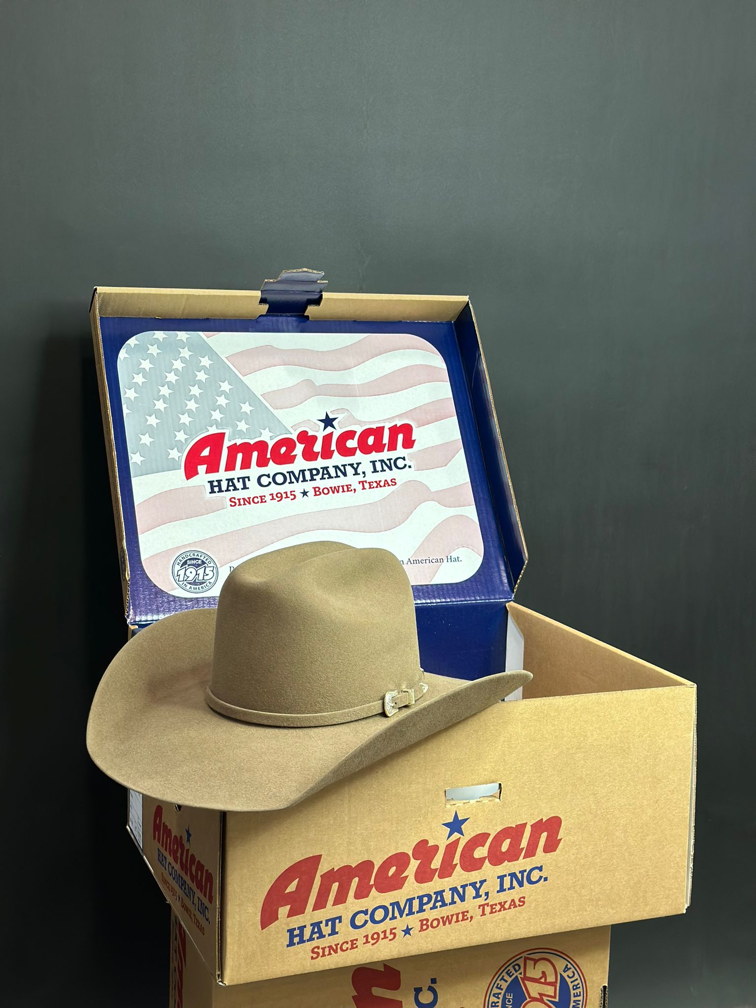 10X American Felt Hat Tuscan