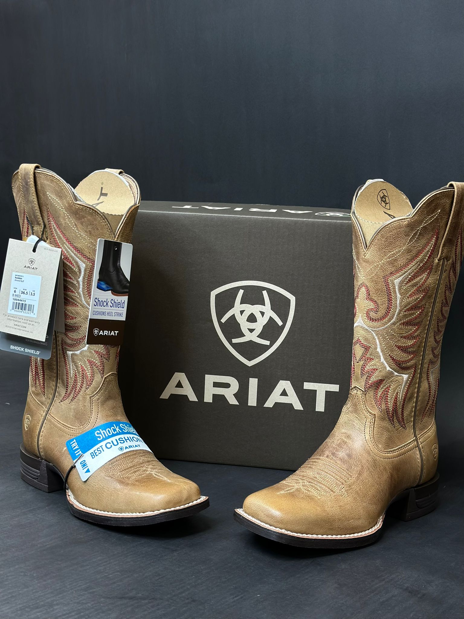 BOTAS LOS ALTOS PARA MUJER AVESTRUZ MOCHA ESTILO RODELO