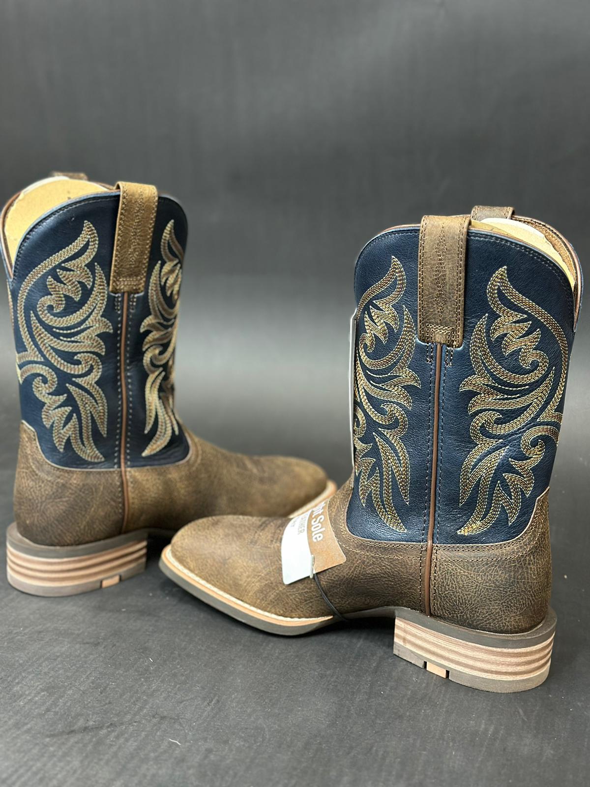 MENS ARIAT SLINGSHOT ROWDY RUST/DARK DENIM