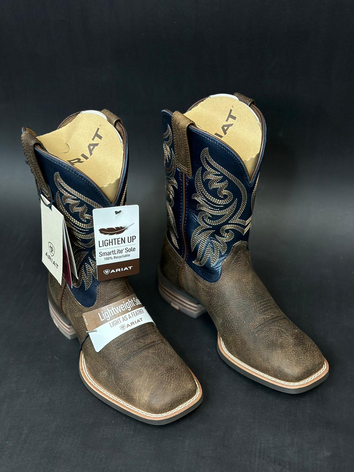 MENS ARIAT SLINGSHOT ROWDY RUST/DARK DENIM