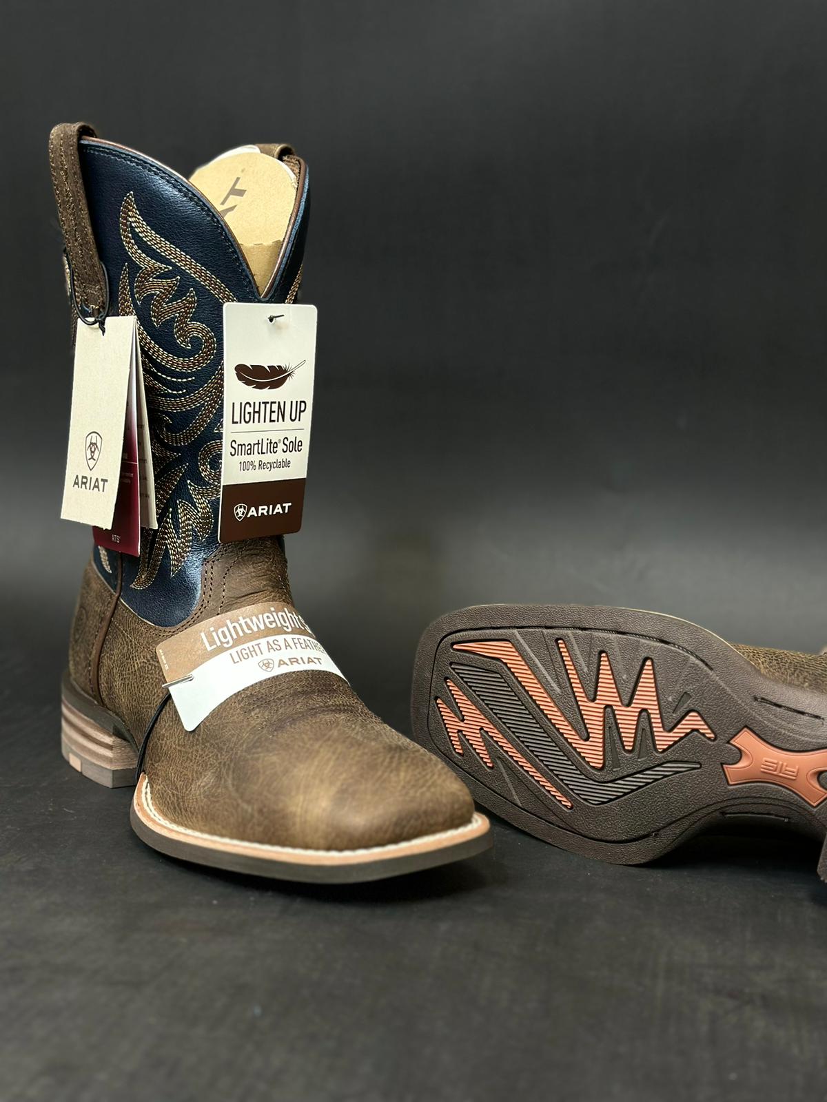 MENS ARIAT SLINGSHOT ROWDY RUST/DARK DENIM