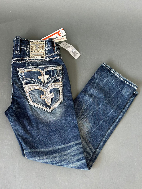 Rock Revival Mens Jeans in Style Berlyn Straight