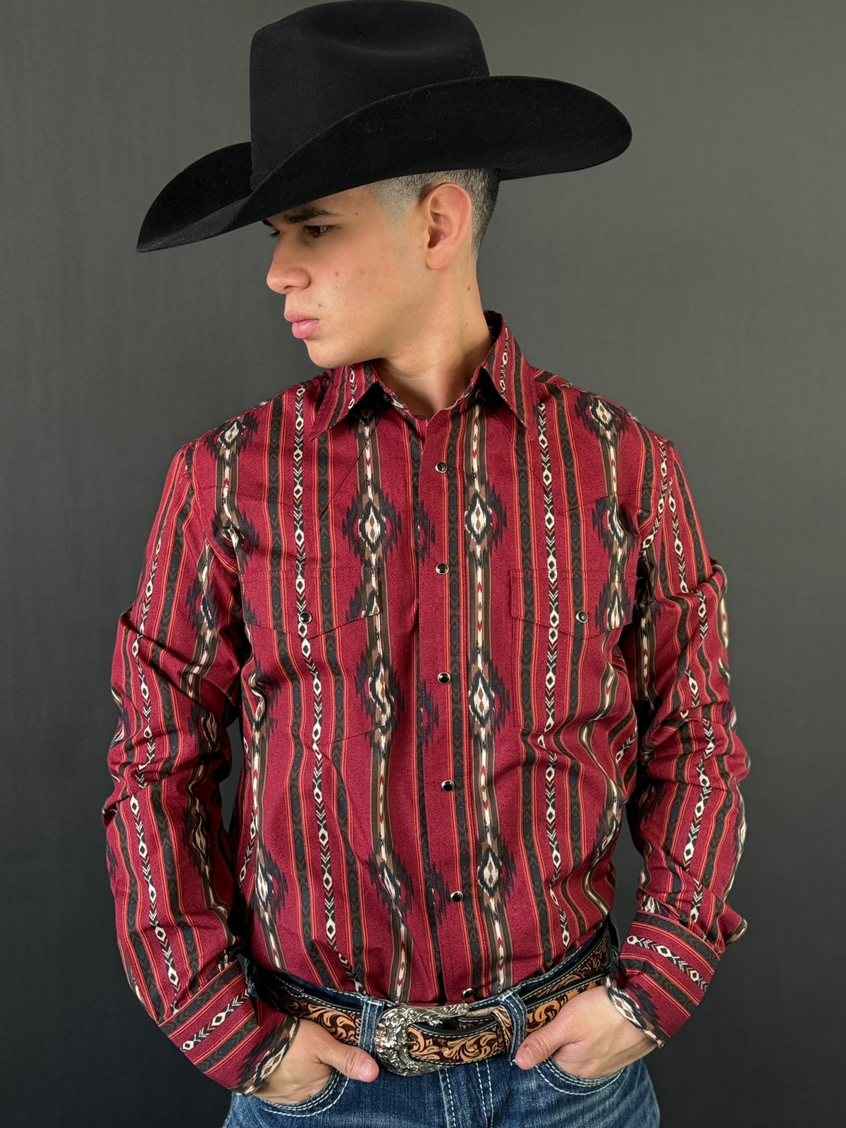 CAMISA WRANGLER / BLACK TEAM MÉXICO