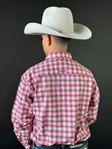 ariat pro forrest stretch heartfelt red and white