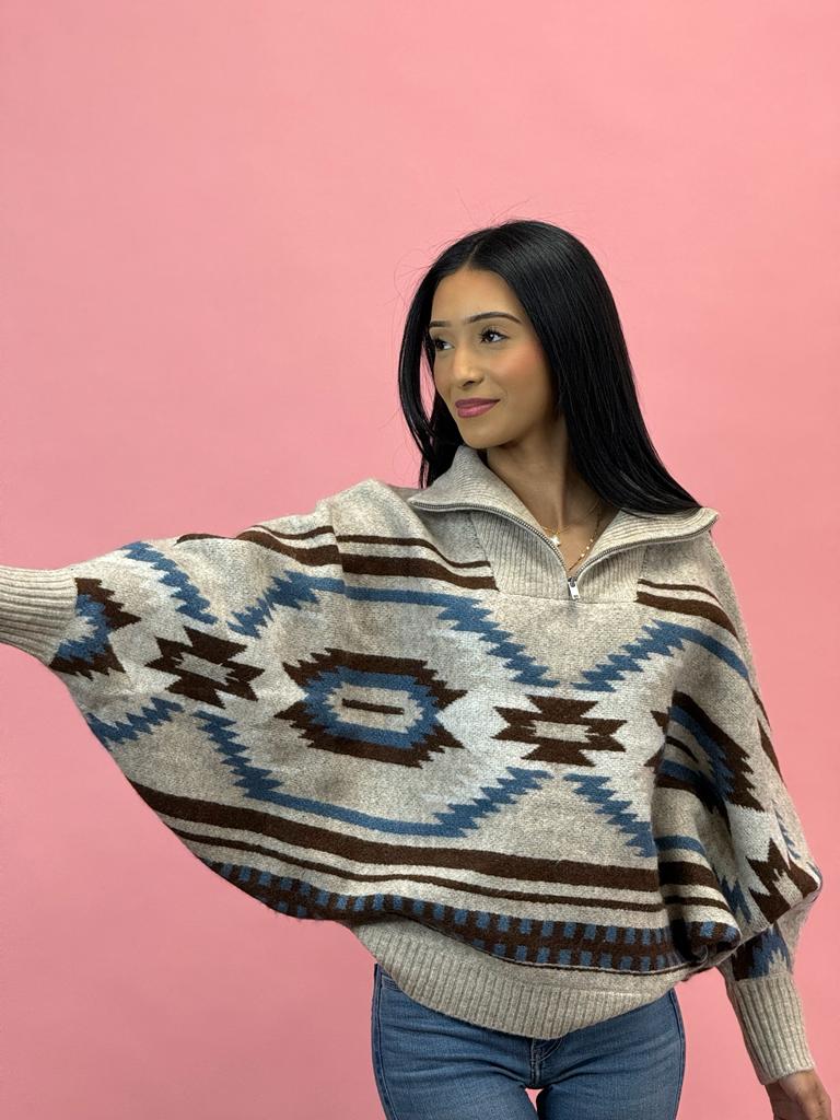 Ariat Womens Shimayo Pullover Sweatshirt