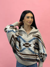 Ariat Womens Shimayo Pullover Sweatshirt