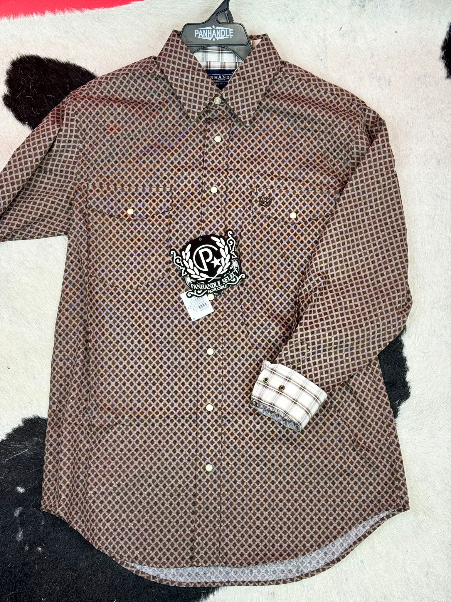 ROCK&ROLL SHIRT DIAMOND GEO SNAP