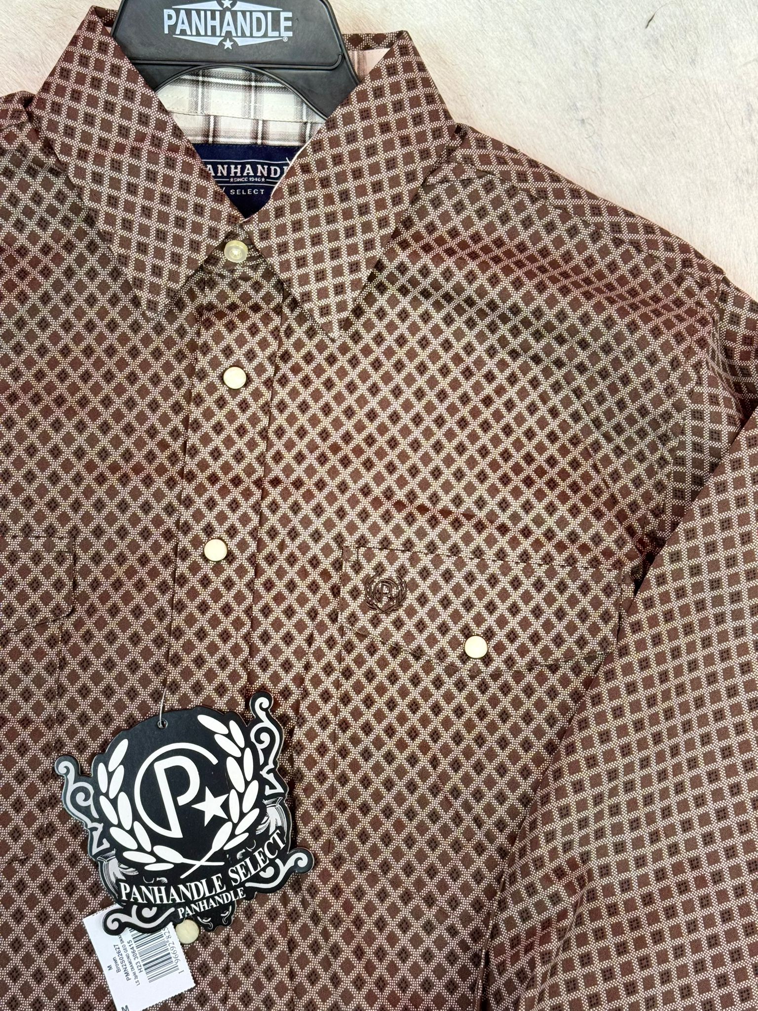 ROCK&ROLL SHIRT DIAMOND GEO SNAP