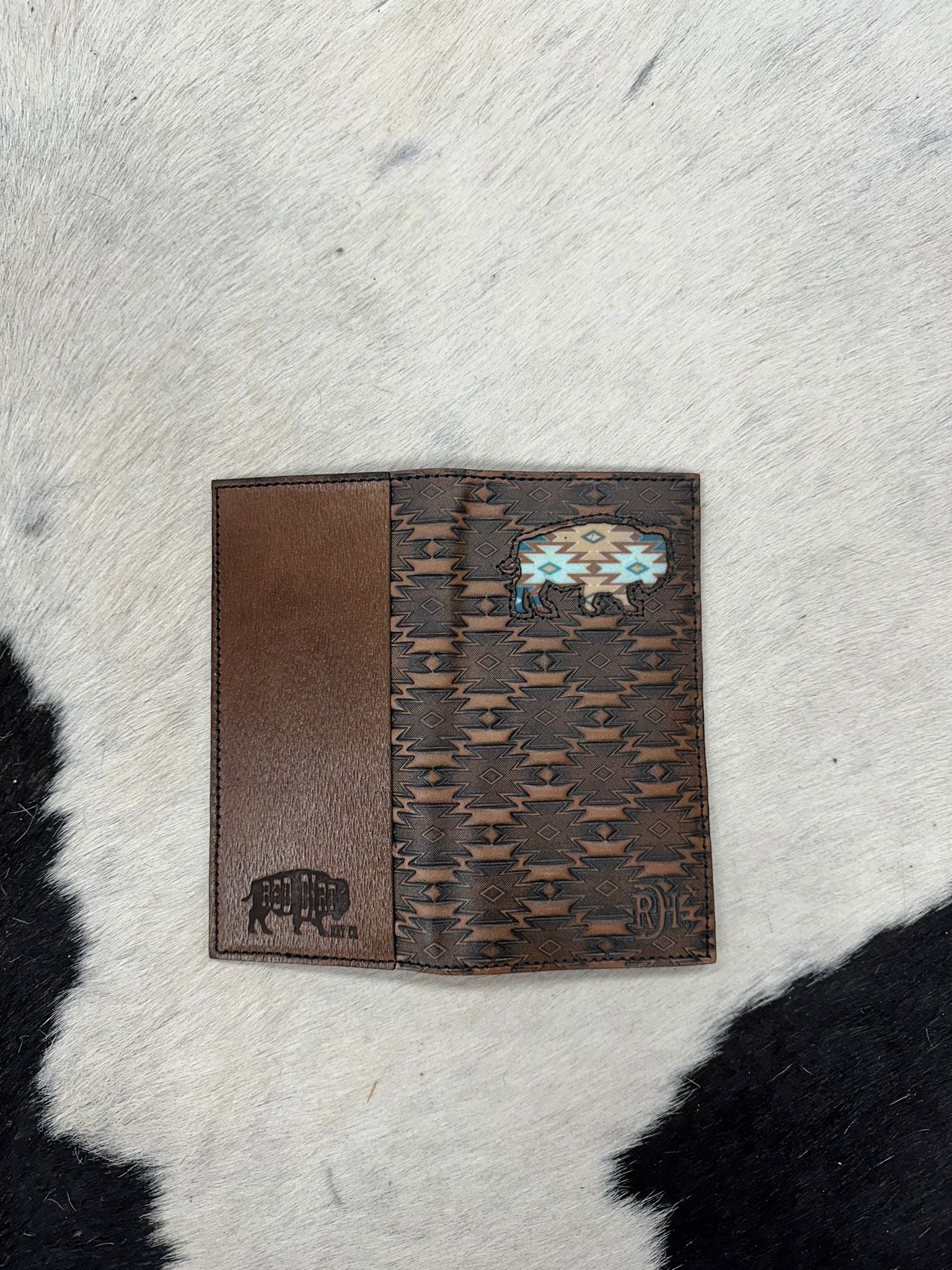 RED DIRT WALLET GENUINE LEATHER BROWN