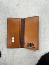 RED DIRT WALLET GENUINE LEATHER  HAT COMPANY BROWN