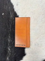 RED DIRT WALLET GENUINE LEATHER BROWN-RED