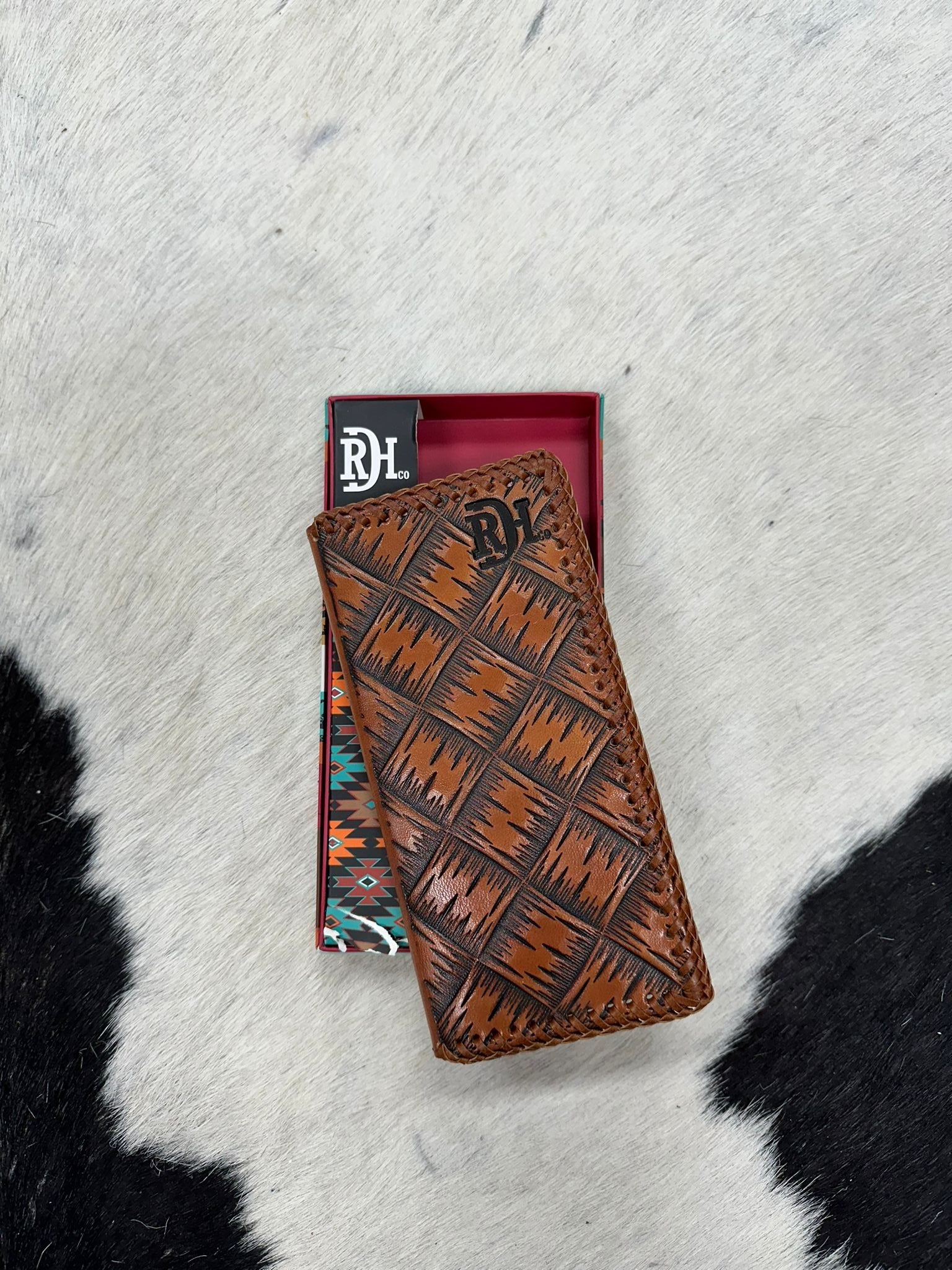 RED DIRT WALLET GENUINE LEATHER BROWN