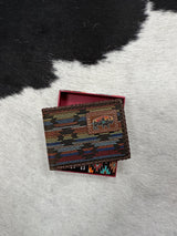 RED DIRT BIFOLD WALLET GENUINE LEATHER BROWN/COLORS