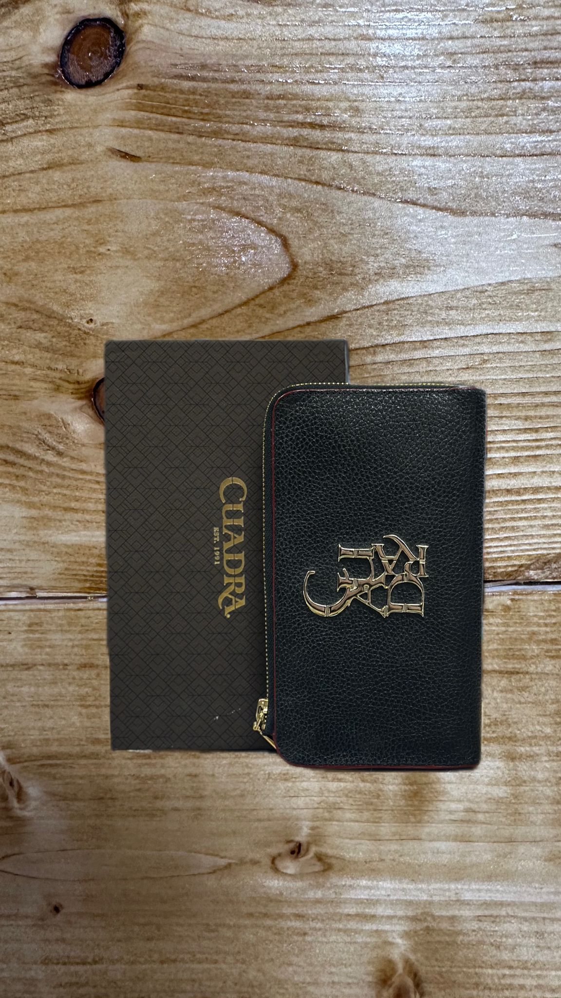 CUADRA RES BLACK RED WALLET