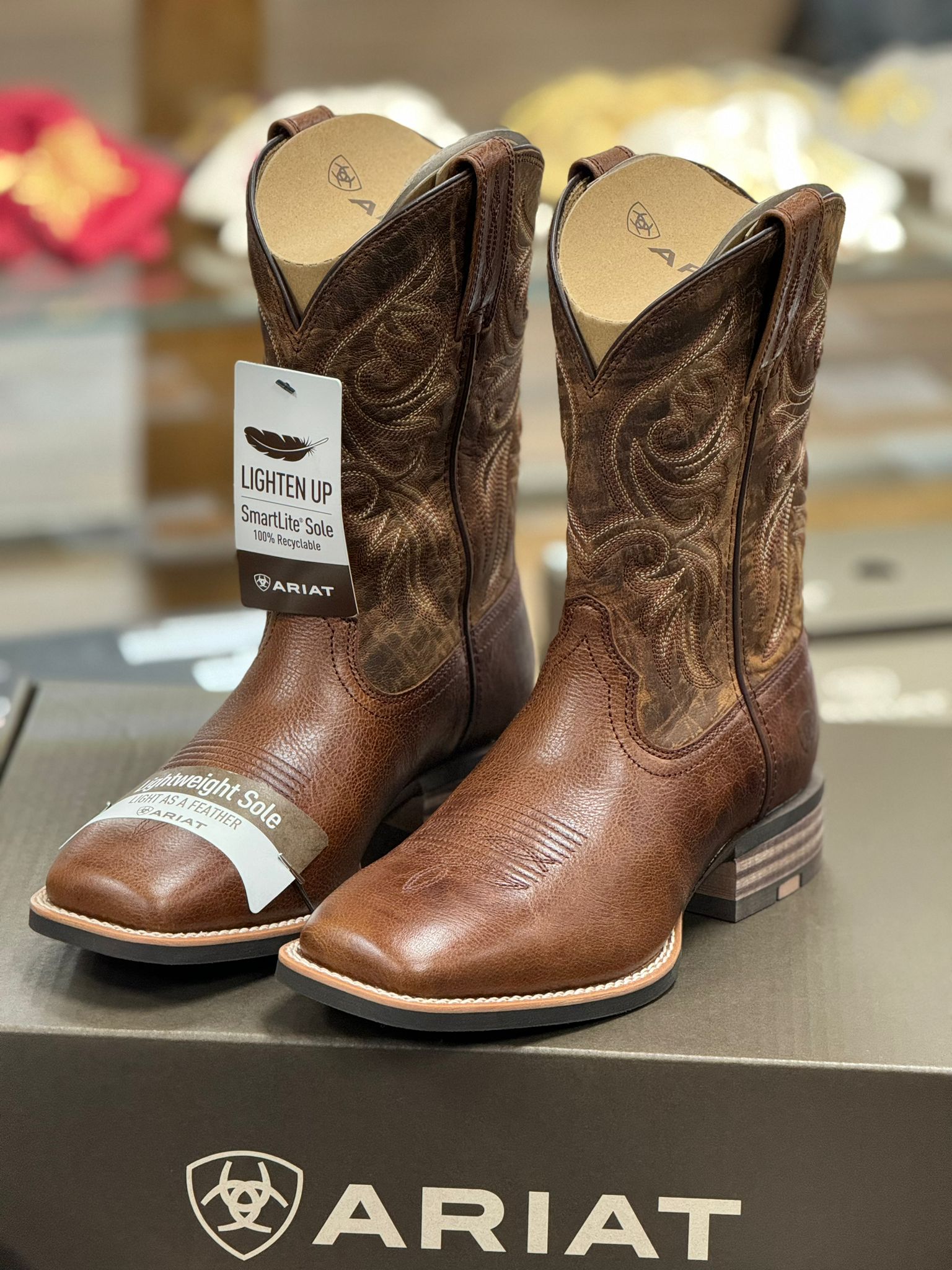 MENS ARIAT SLINGSHOT BEASTY BROWN- RUGGED TAN