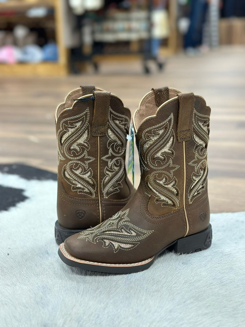ARIAT BOOTS ROUND UP BLISS SASSY BROWN