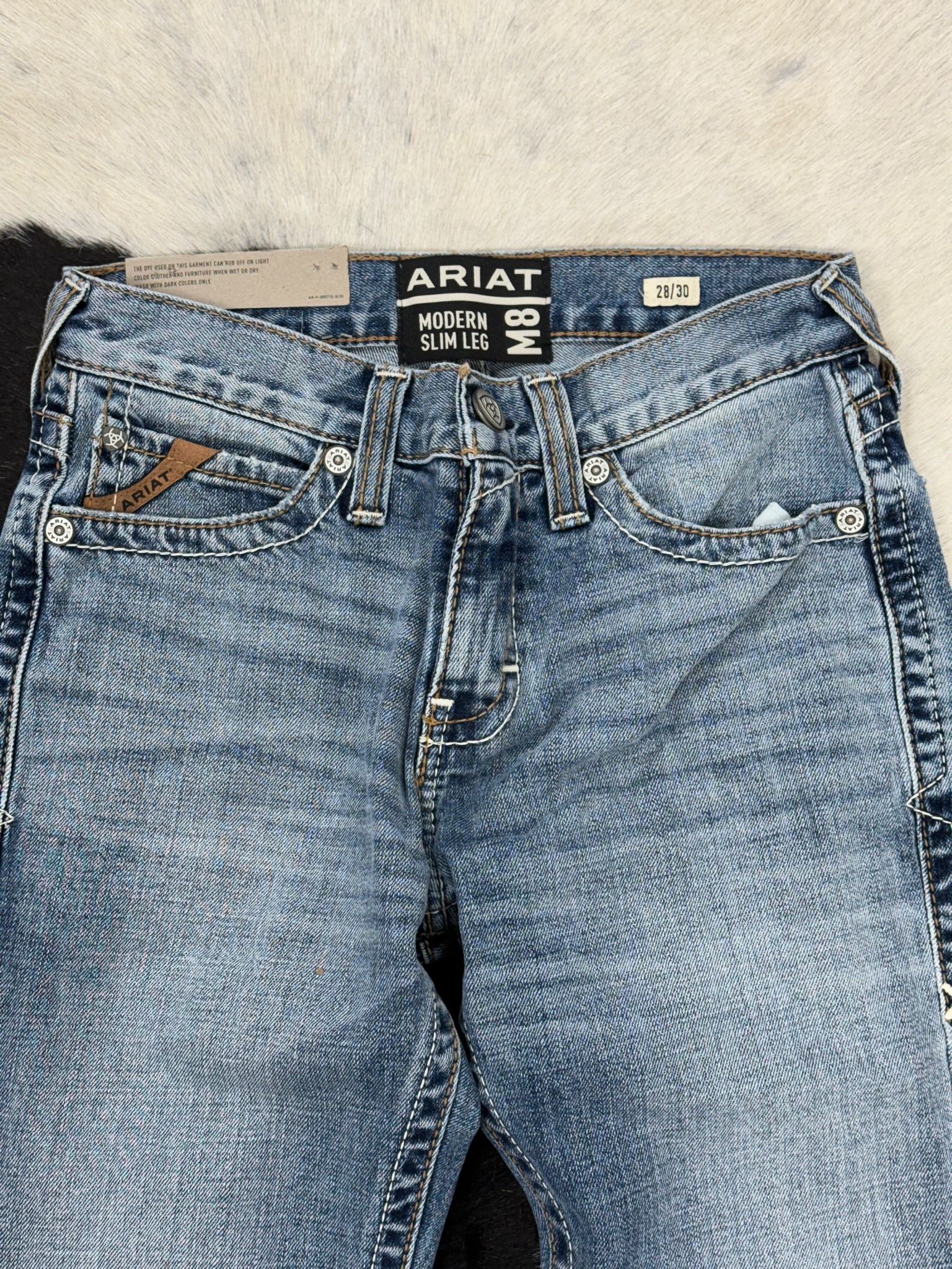 ARIAT MENS JEAN BALTMORE M8 MODERN FIT SLIM LEG