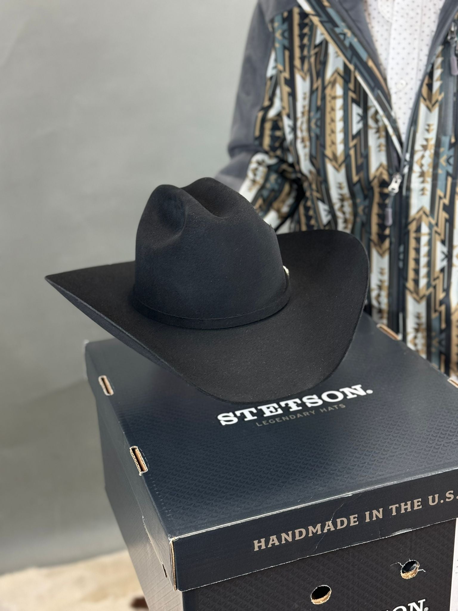 STETSON 10X SHASTA NEGRO