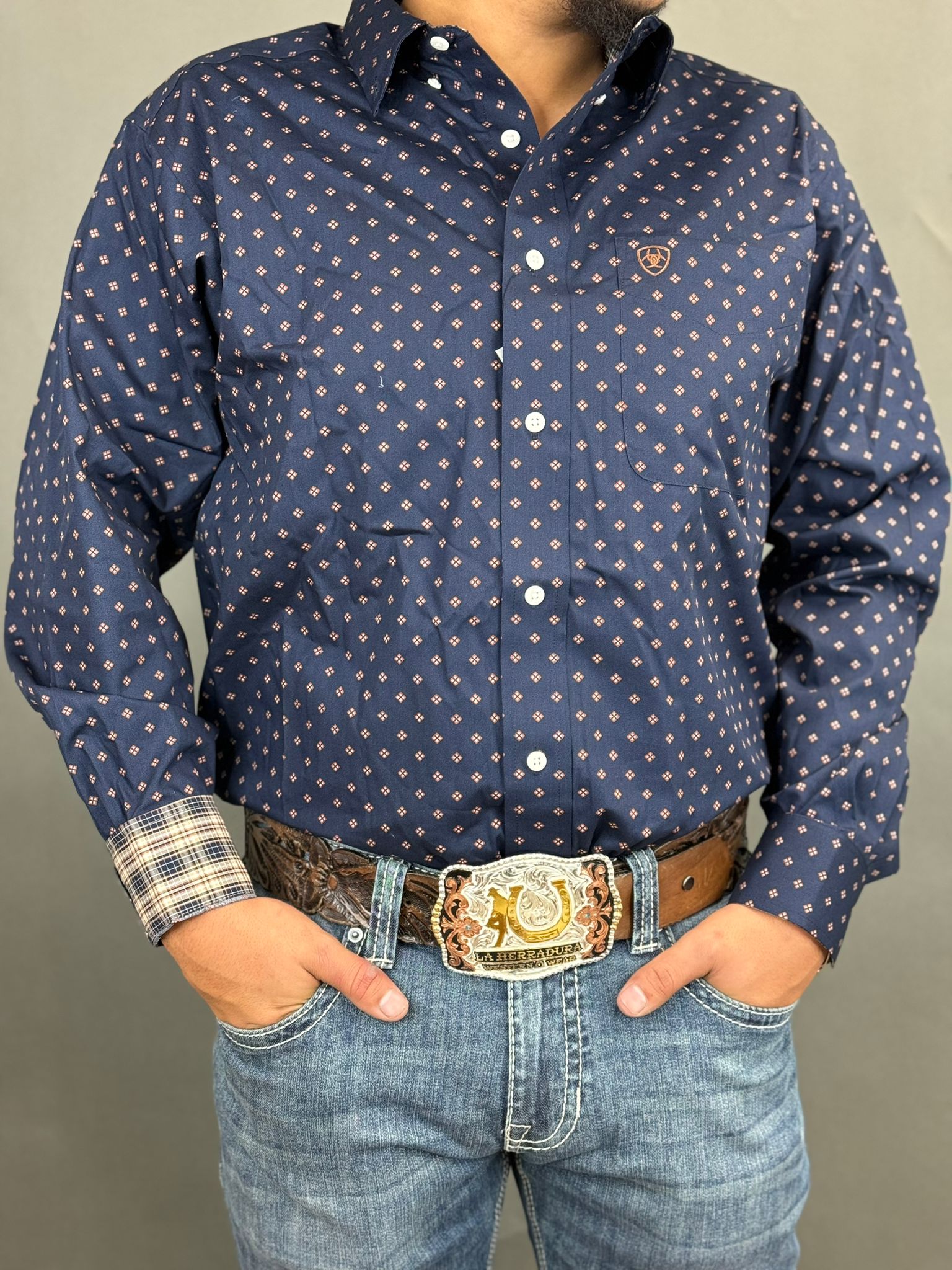 Ariat Shirt Classic KAISER DARKEST INDIGO