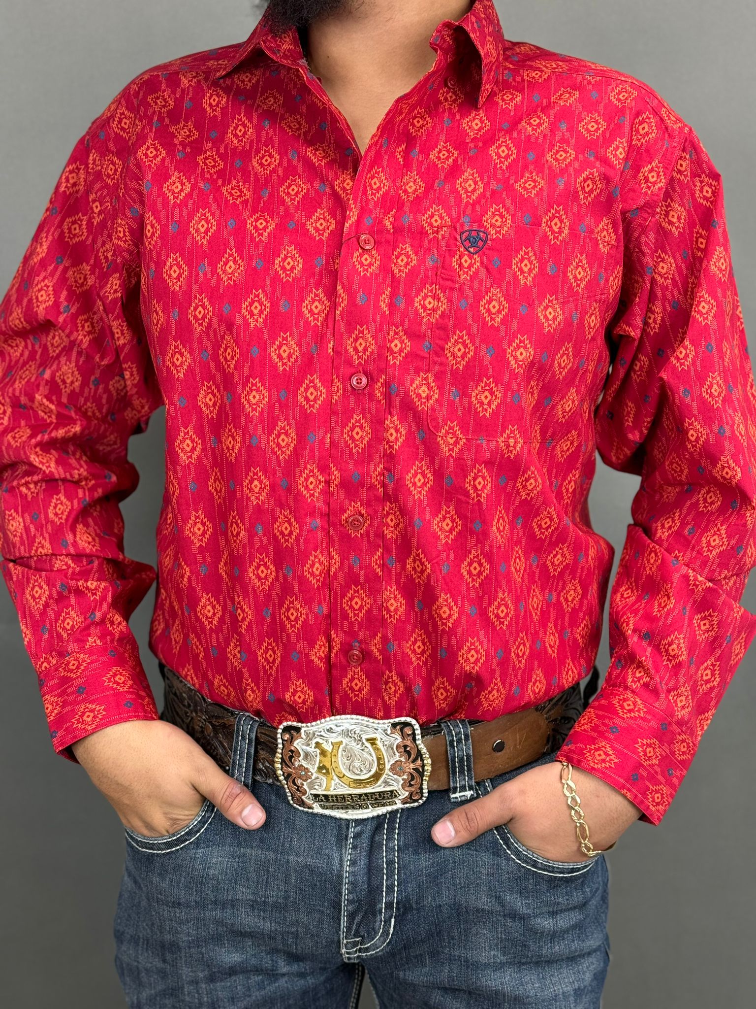 Ariat Shirt Classic PARSONS WEG RED