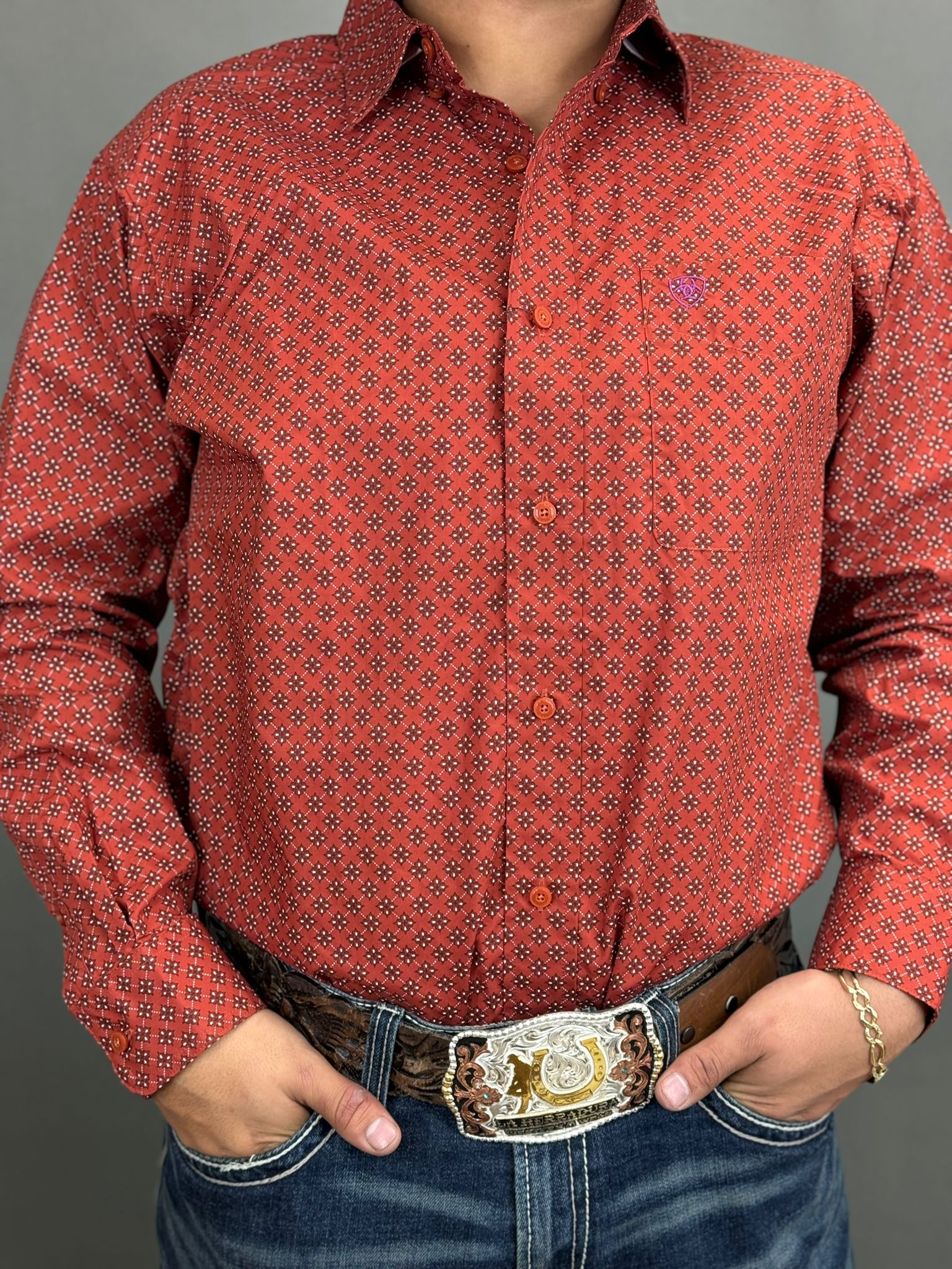 Ariat Shirt Classic SAMSON TERRA ROUGE