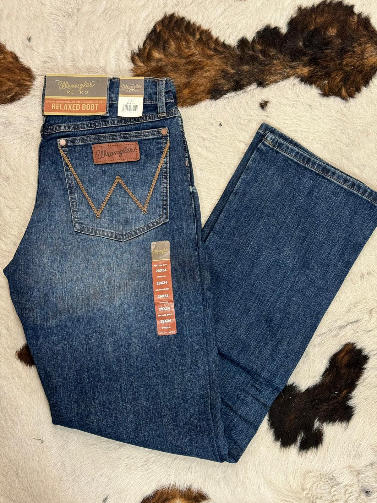 JEANS WRANGLER HOMBRE RETRO RELAXED BOOT TB WASH 10WRT20TB