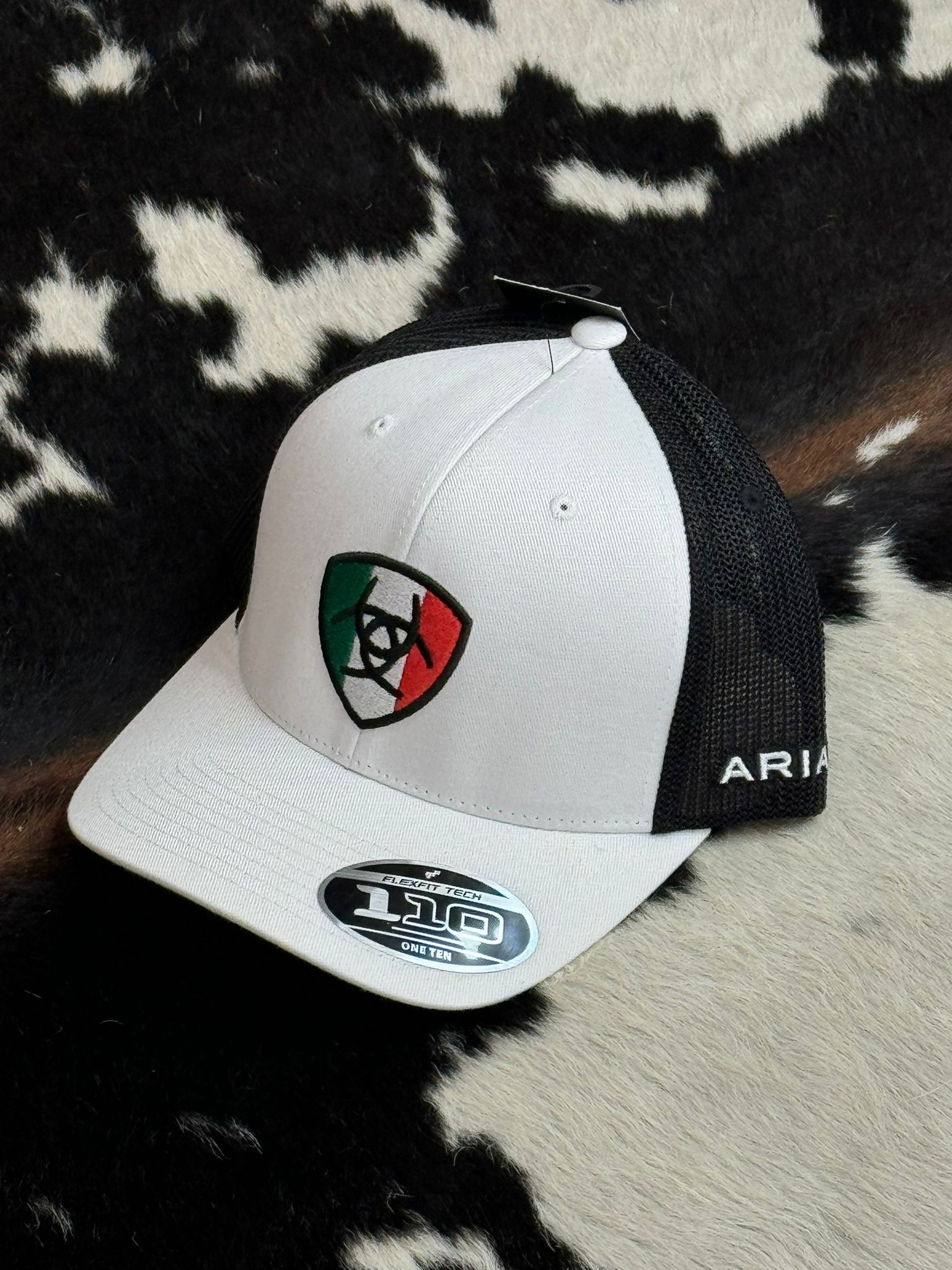 ARIAT MEXICO COLOR LOGO WHITE & BLACK CAP